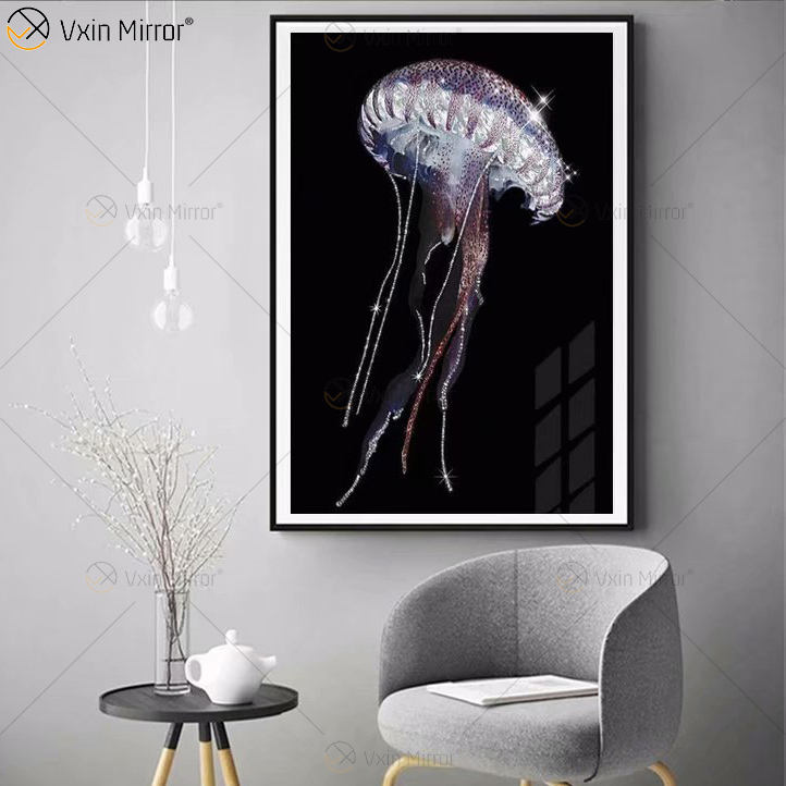 crystal glass wall art arte da parede de vidro de cristal