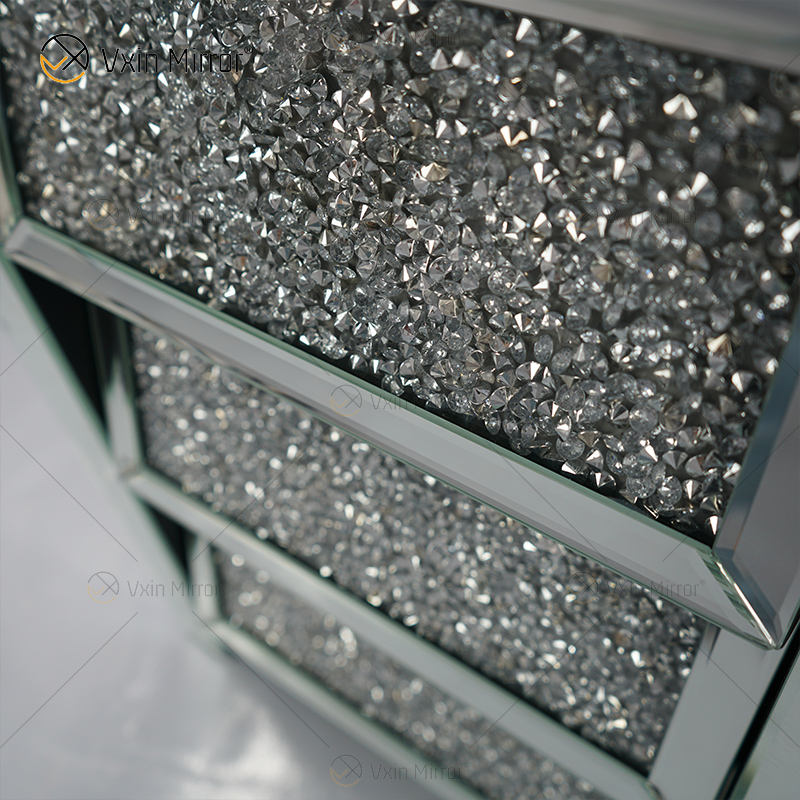 glass top night stands Pasteles nocturnos de vidrio