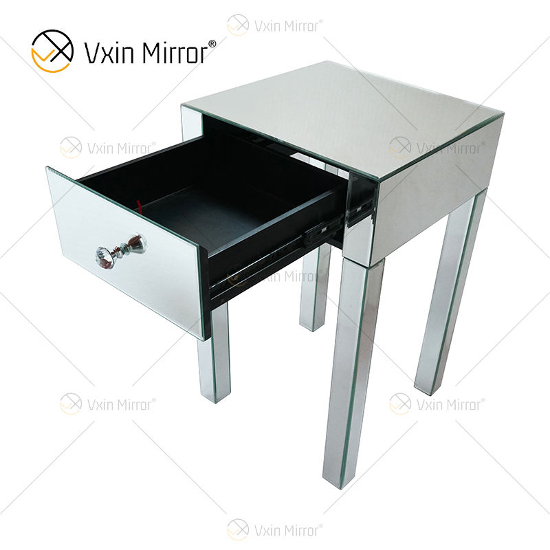 mirror nightstand gold Зеркальное золото