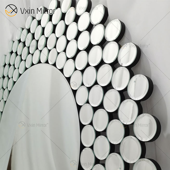 white circle mirror Белый кружок зеркало