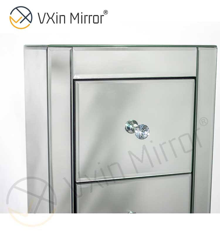 nightstands glass Glass de mesa de cabeceiras