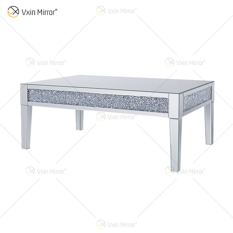 mirror side table set of 2 Mesa de espejo Juego de 2 de 2