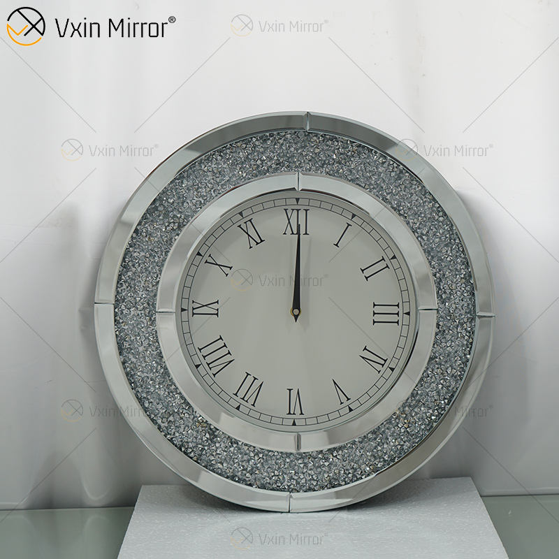 oversized mirror clock Негабаритные зеркальные часы