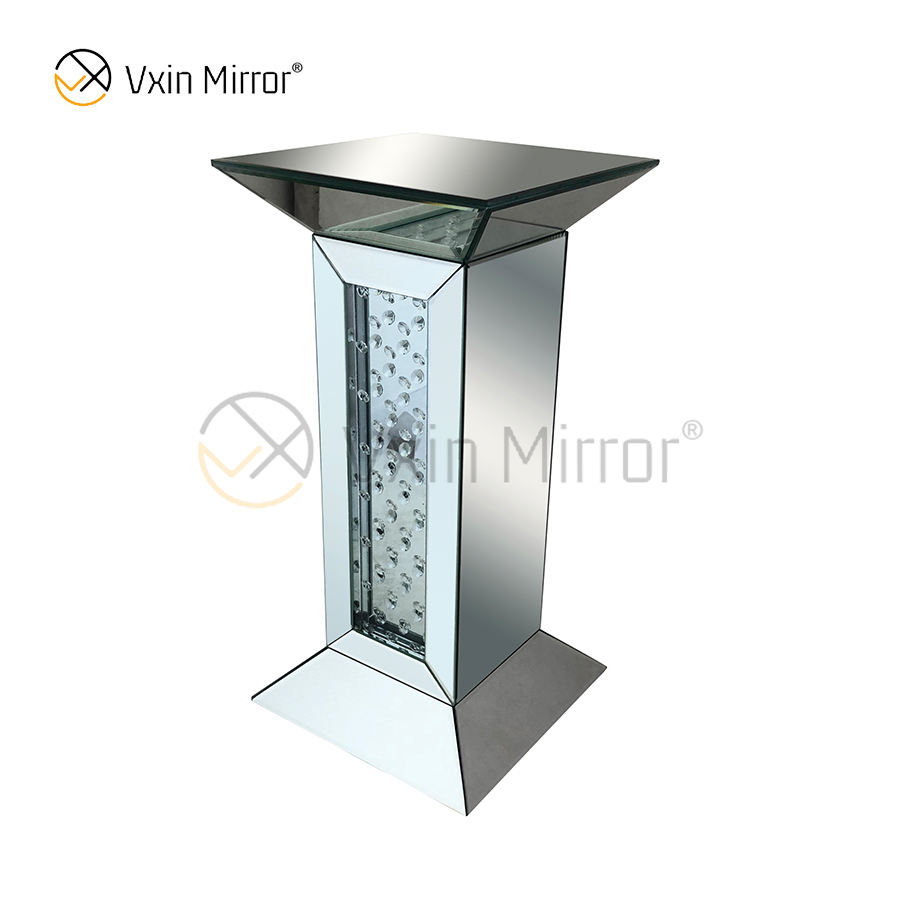 mirrored night tables mesas de noche reflejadas