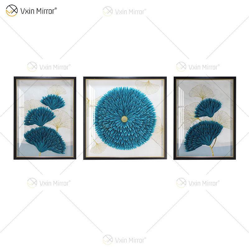 crystal wall art canvas Kristallwandkunst -Leinwand