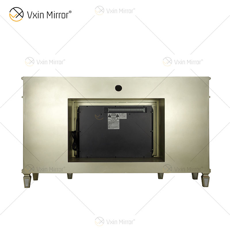 metallic silver tv stand Металлическое серебряное телевидение стенд