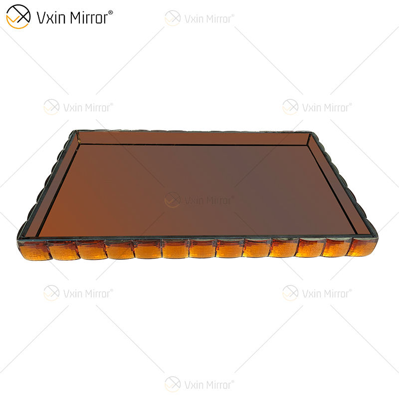 brown wall mirror مرآة الجدار البني