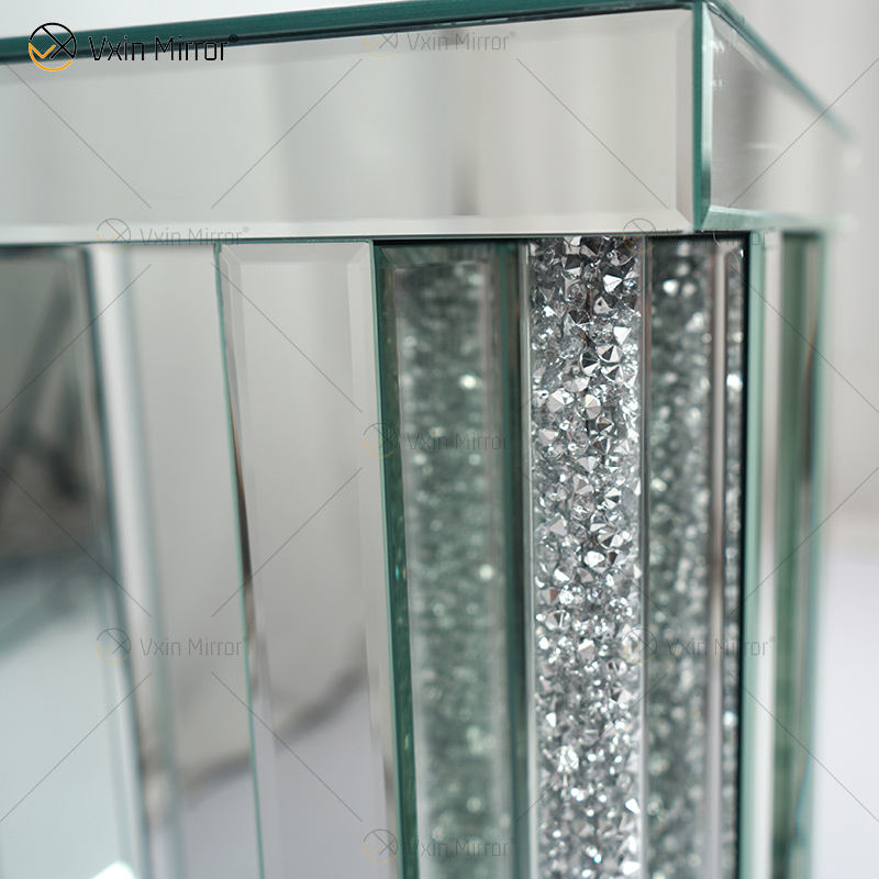 mirrored living room tables Spiegelte Wohnzimmertische