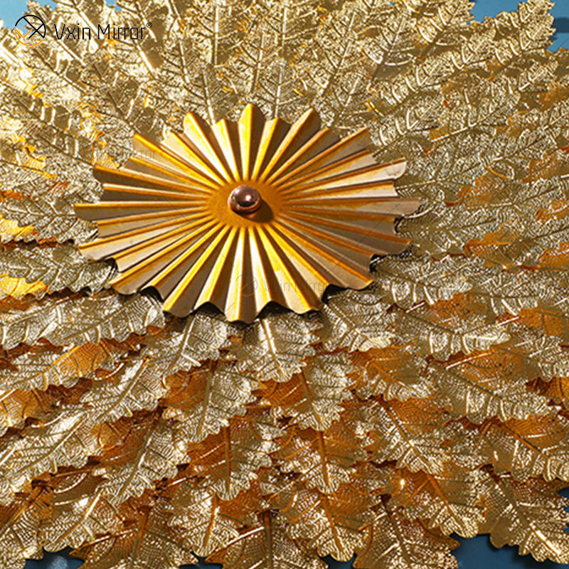 black and crystal metal wall art فن الجدار المعدني الأسود والكريستالي