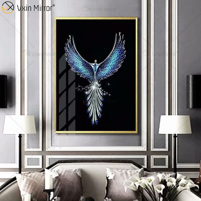 crystal rock wall art Arte da parede de rocha Crystal