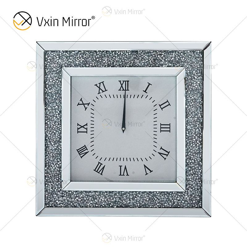 oversized mirror wall clock негабаритные зеркальные настенные часы