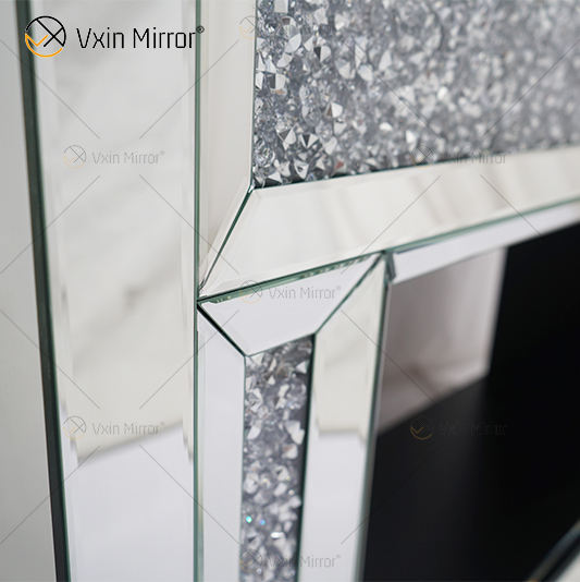 mirrored fireplace Spiegelmine