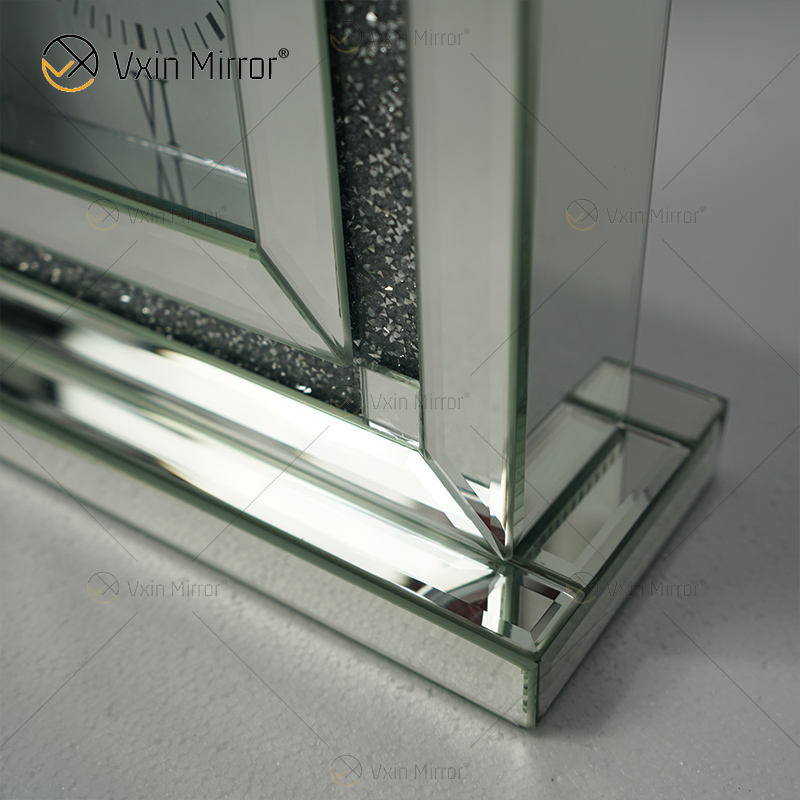 mirrored grandfather clock ساعة الجد