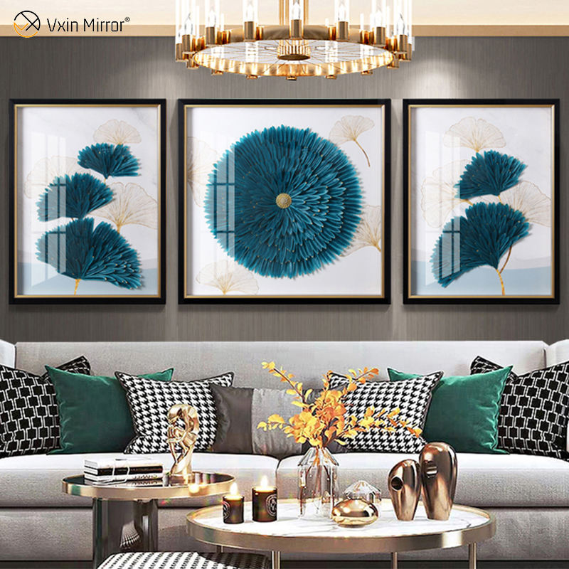 crystal glass wall art Kristallglaswandkunst