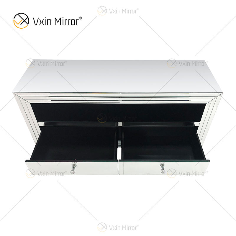 dark glass tv stand Stand TV de vidro escuro