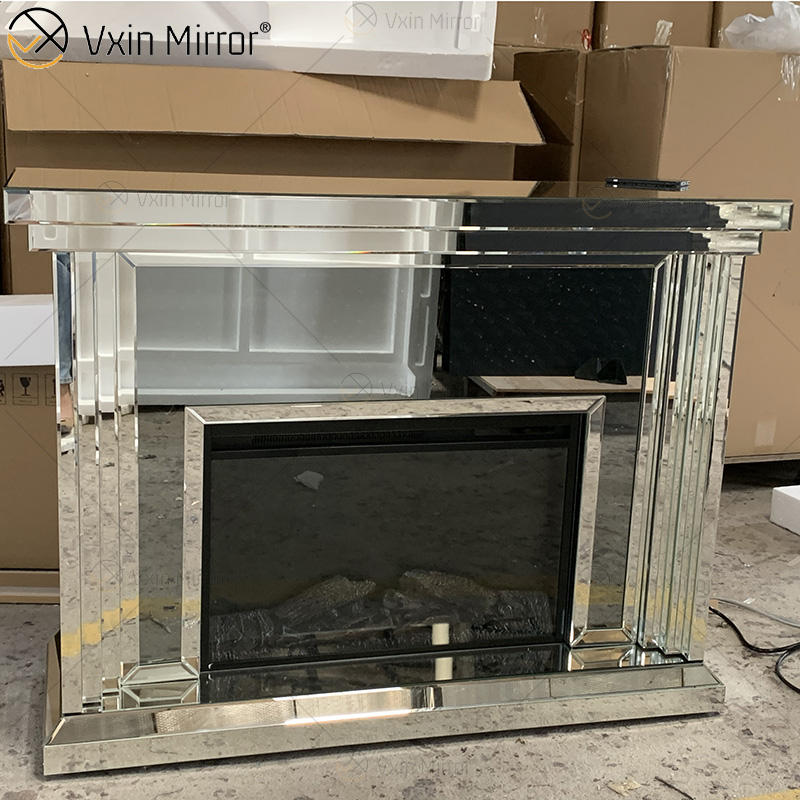 mirror fireplace موقد المرآة
