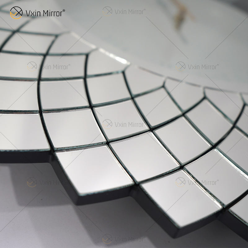 3d mirror wall clock Relógio de parede de espelho 3D