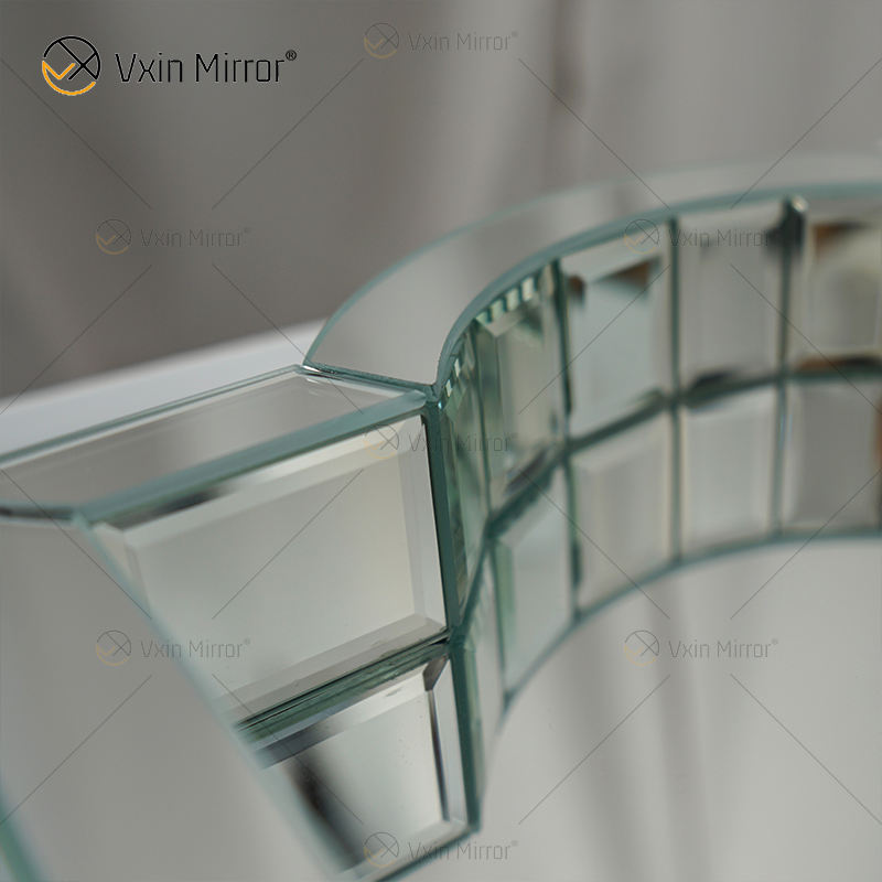 mirrored tray bandeja espelhada