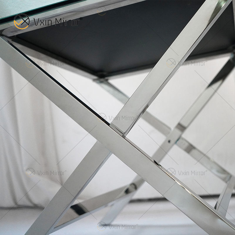 mirrored side table зеркальный боковой стол