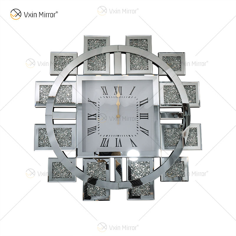 infinity mirror clock Бесконечные зеркальные часы