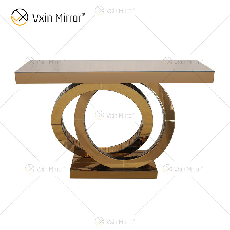 sofa table with matching mirror mesa de sofá com espelho correspondente