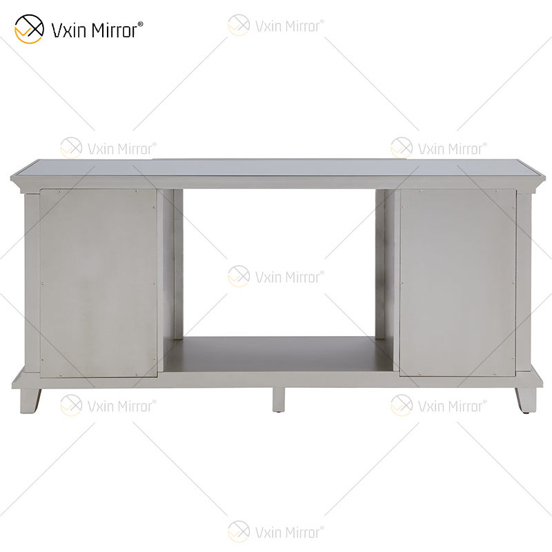 three tier glass tv stand Suporte de TV de três níveis de vidro