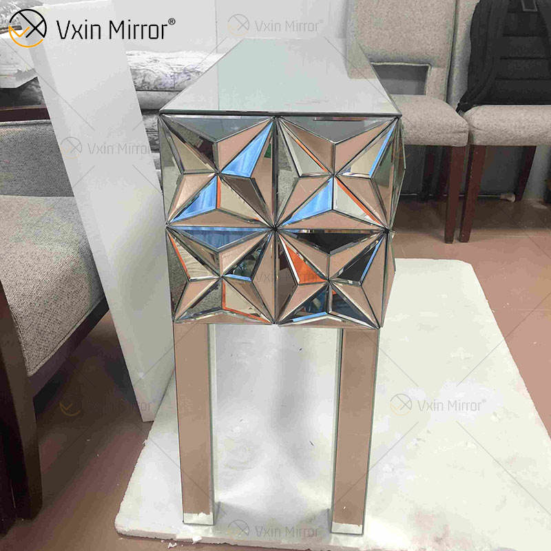 mirror table set Juego de mesa de espejo