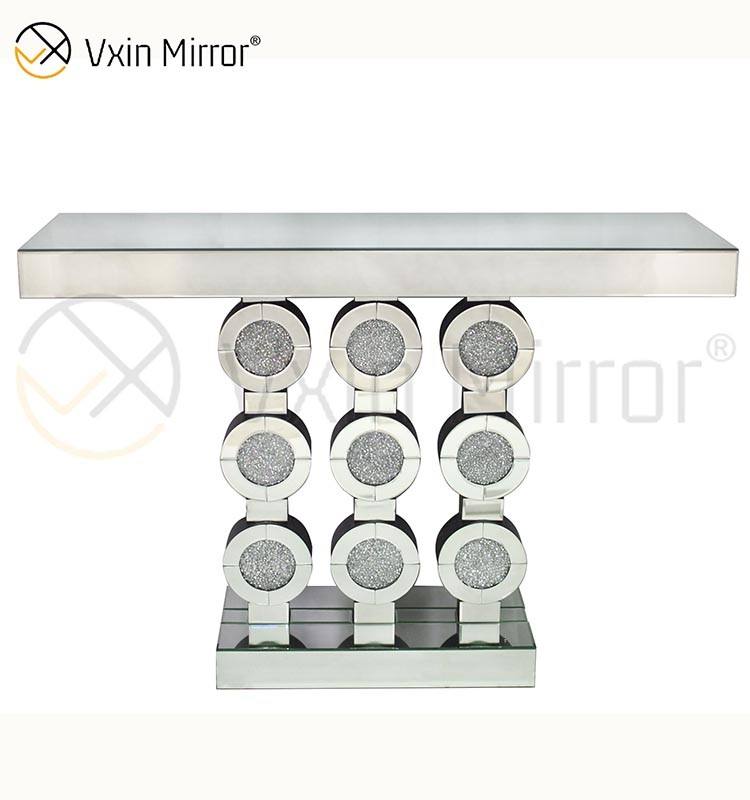 mirrored floating tv stand Зеркальная плавающая телевизионная подставка