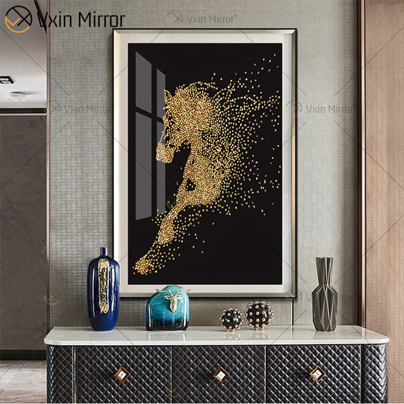 crystal wall art canvas tela de arte de parede de cristal