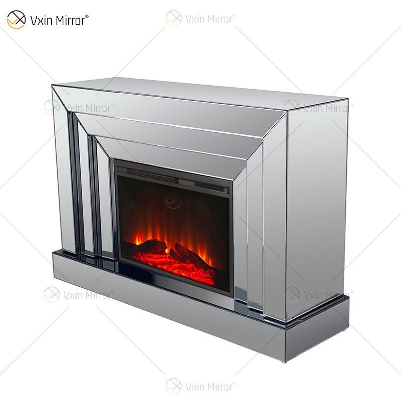 mirror fireplace موقد المرآة
