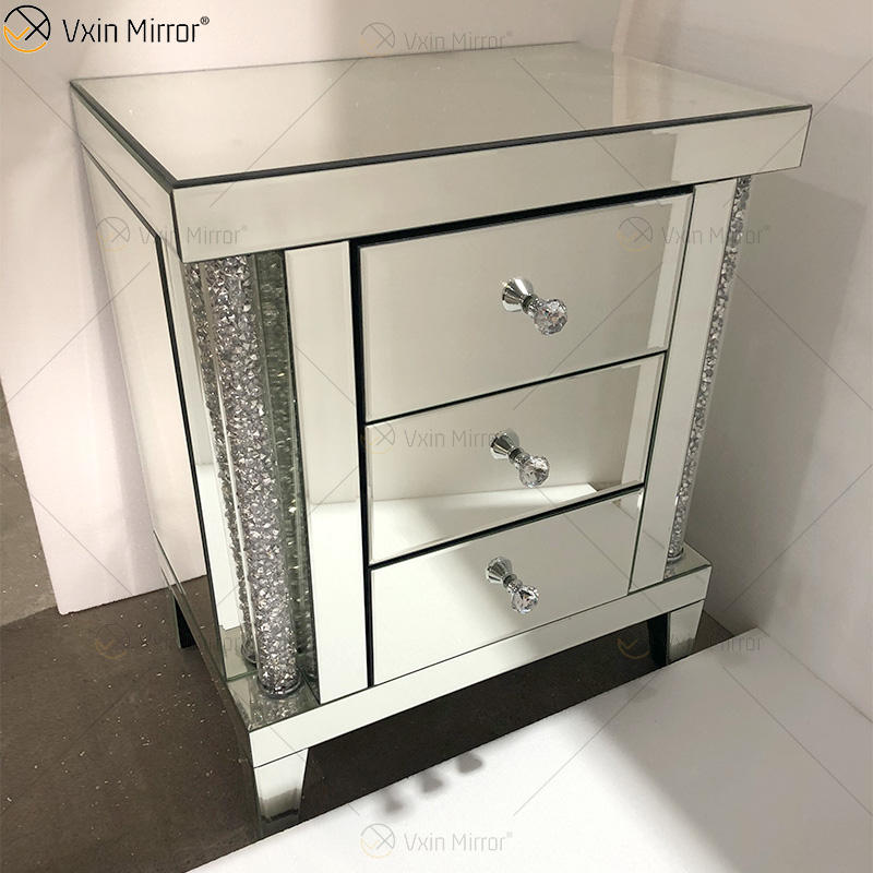 glass nightstand Стеклянная тумбочка