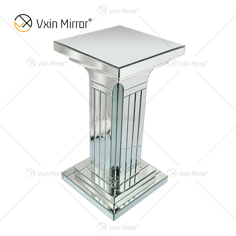 mirrored table top Top espelhado da mesa