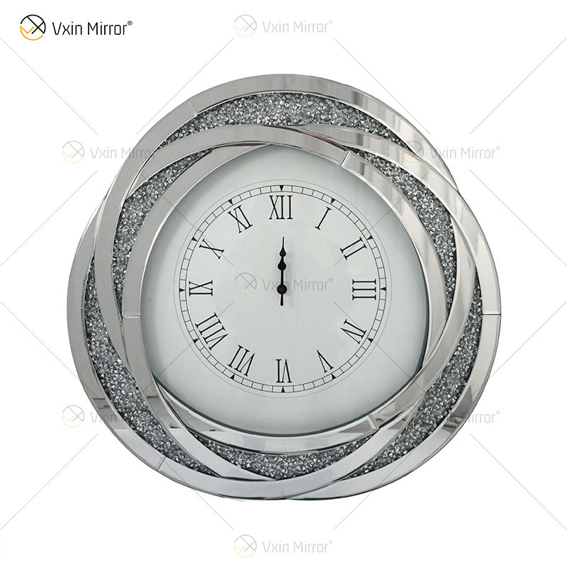 wall clock with mirror relógio de parede com espelho