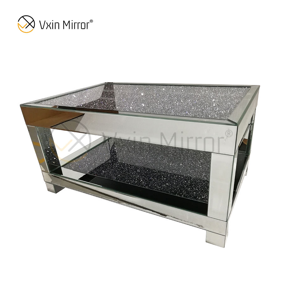 mirror coffee table sets juegos de mesa de café espejo