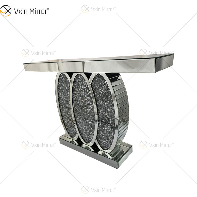 modern mirrored console table Современный зеркальный консольный стол