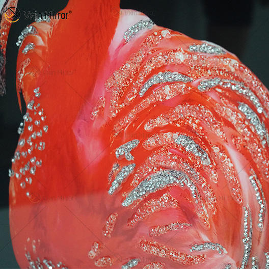 crystal print wall art Arte da parede com estampa de cristal