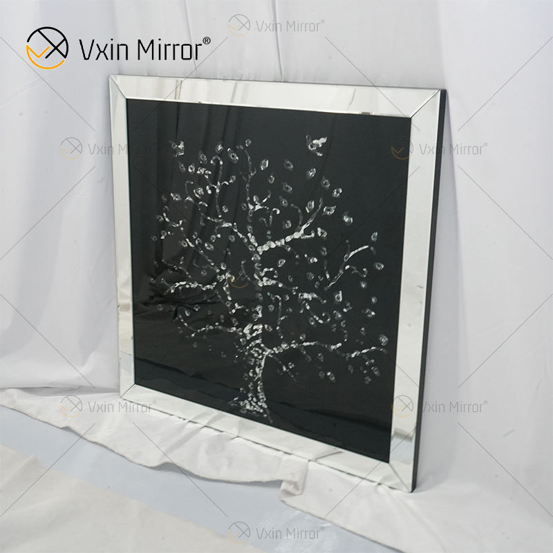 crystal glass wall art Kristallglaswandkunst