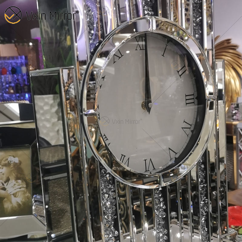 mirror image wall clock relógio de parede de imagem espelhado
