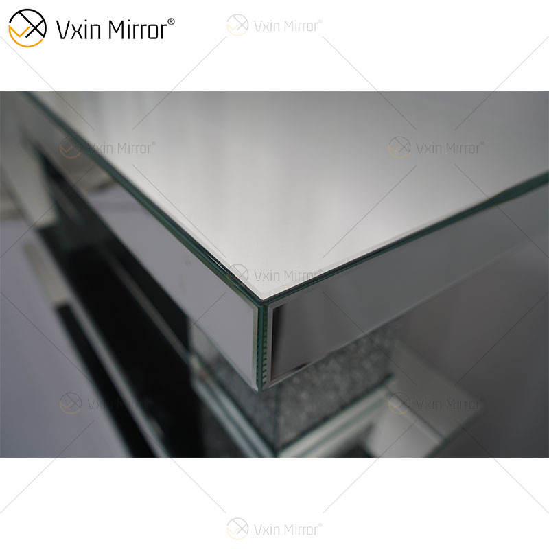 cheap mirrored coffee table mesa de café con espejo barato