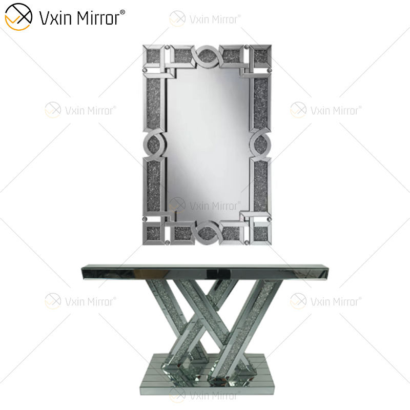 black vanity table طاولة الغرور الأسود