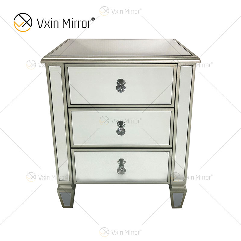 pottery barn mirrored nightstand гончарная сара
