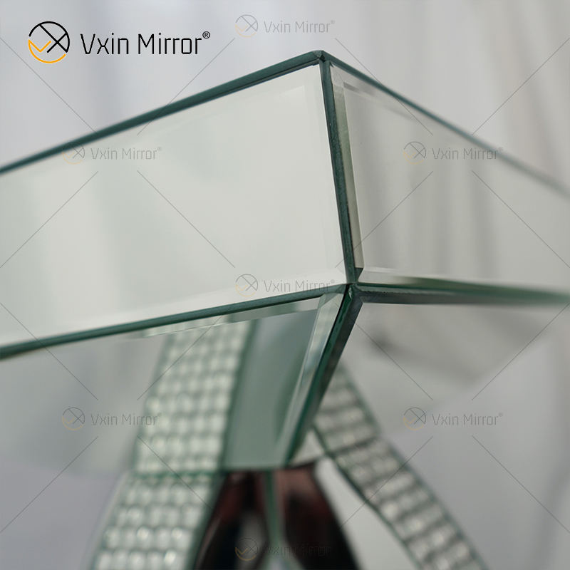 mirrored end table target objetivo de tabla final reflejada